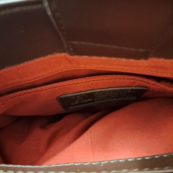 Relic Reddish Brown Stamped Leather Bag - Picture 8 of 10